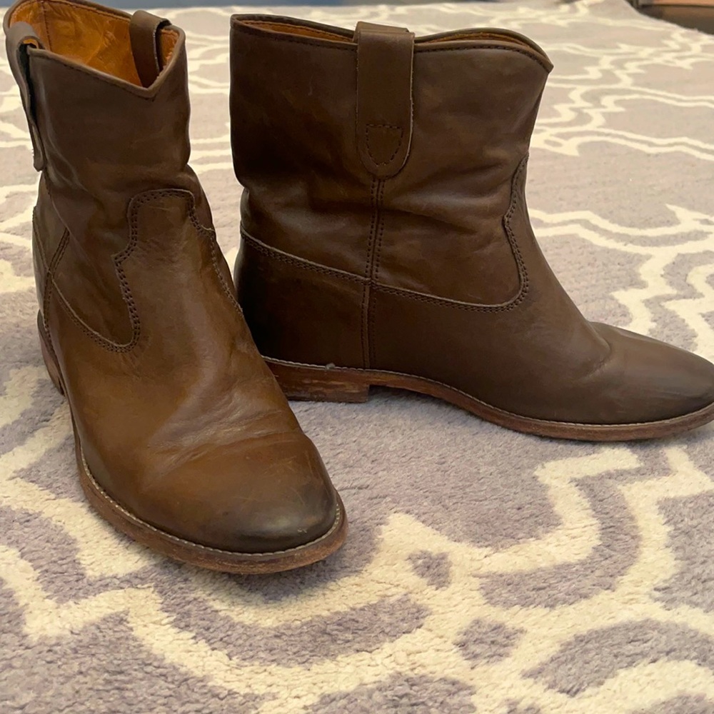 Isabel Marant Brown leather Crisi boot. Size 39